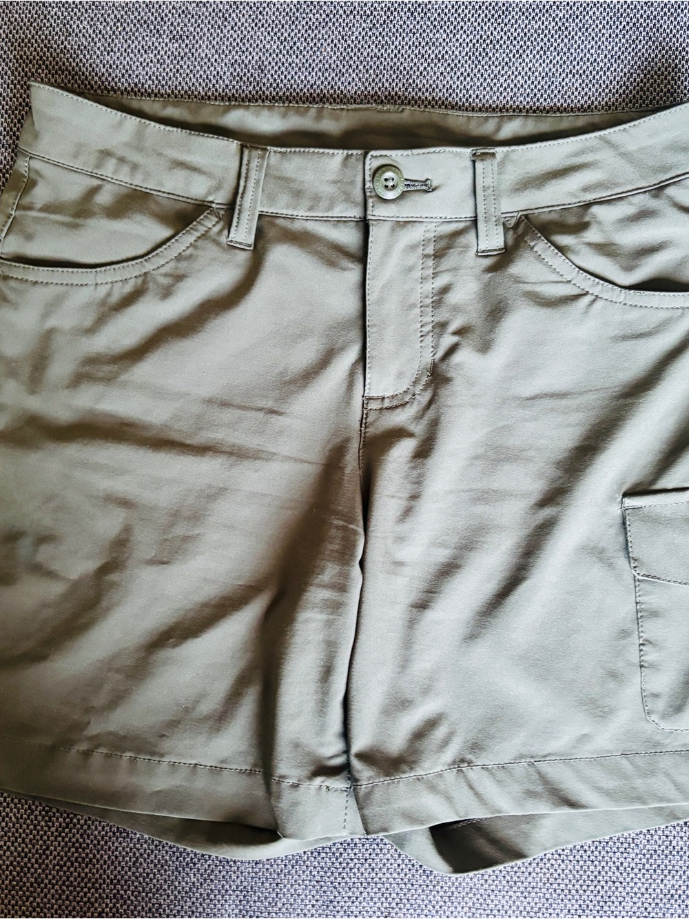 Eddie Bauer Olive Green Casual Womens Shorts